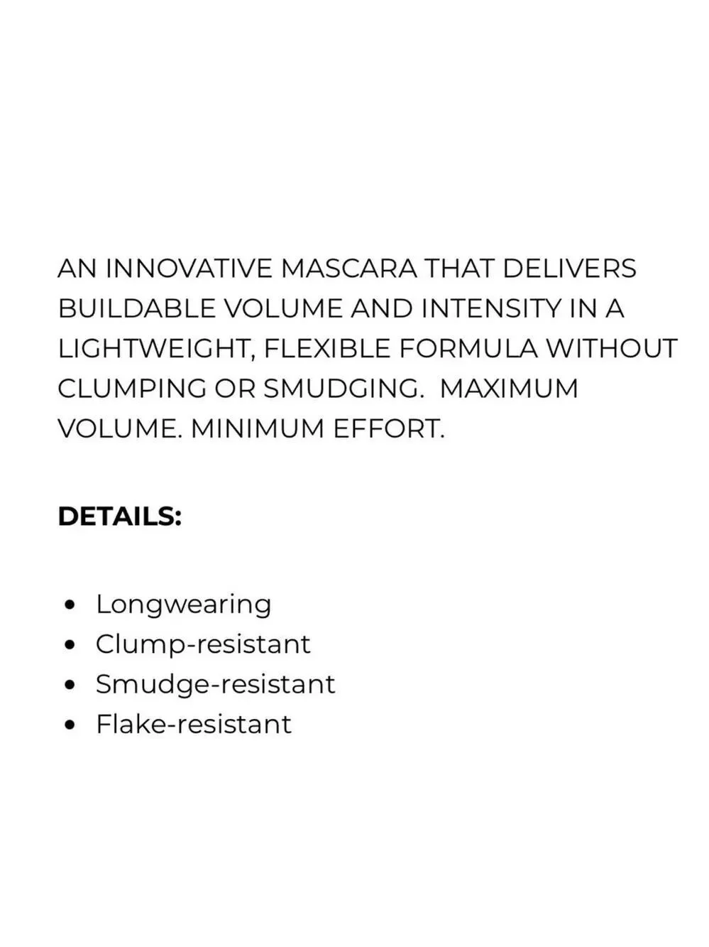 New/Sealed DITO Magic Feather Intense Volume Mascara